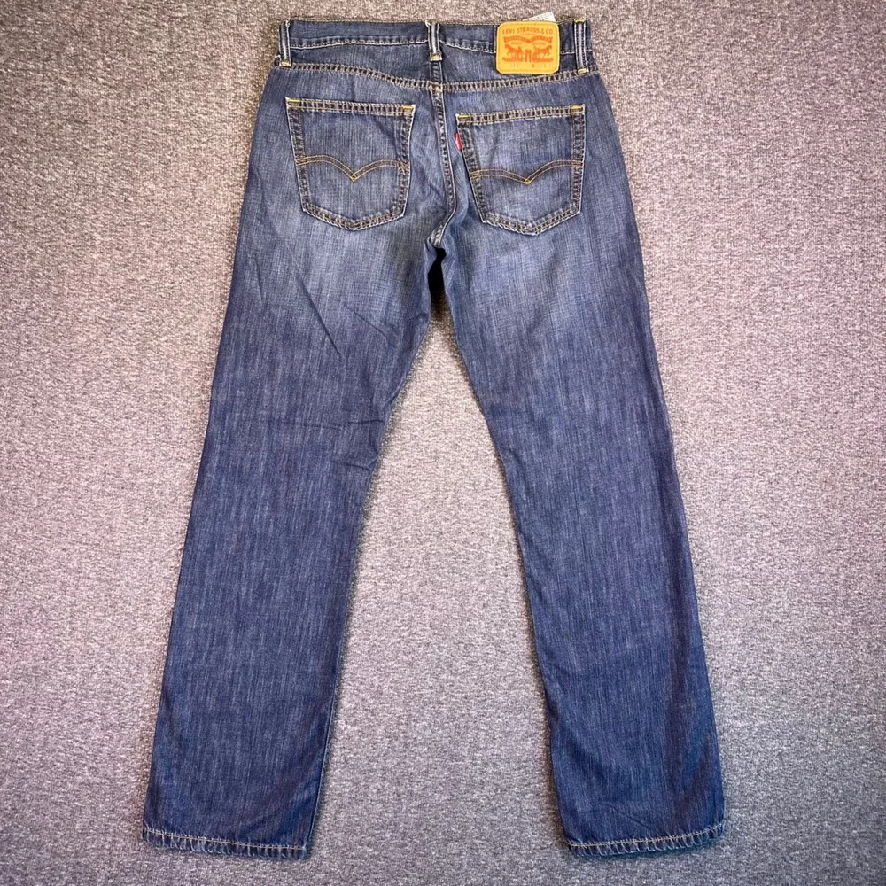 Levis 514 Jeans Mens‎ 31x32 Faded Straight Streetwear Classic Casual Denim Pants